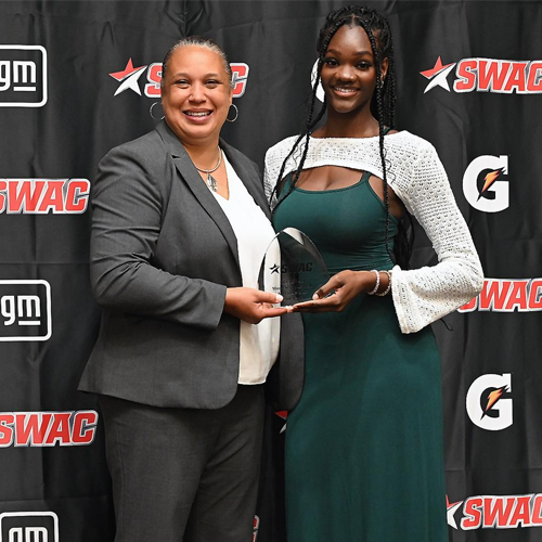 SWAC Blocker of the Year Niara Hightower is a Towering Triumph