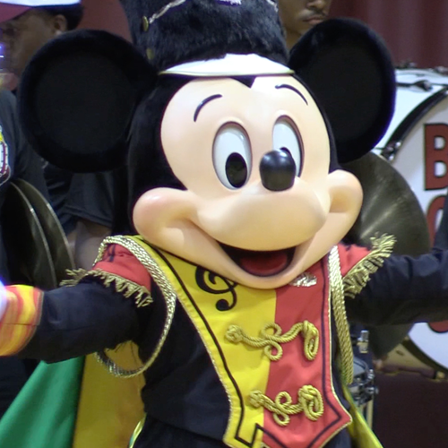 Disney on the yard at B-CU