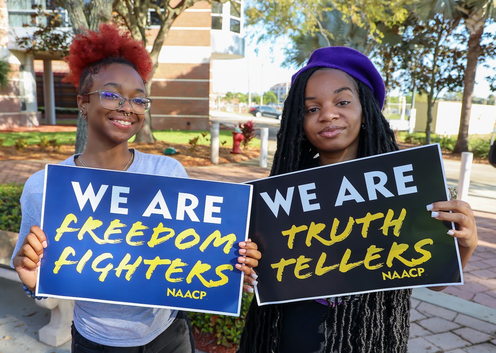 Students 'March Like Mary' in Campus Voter Registration Drive